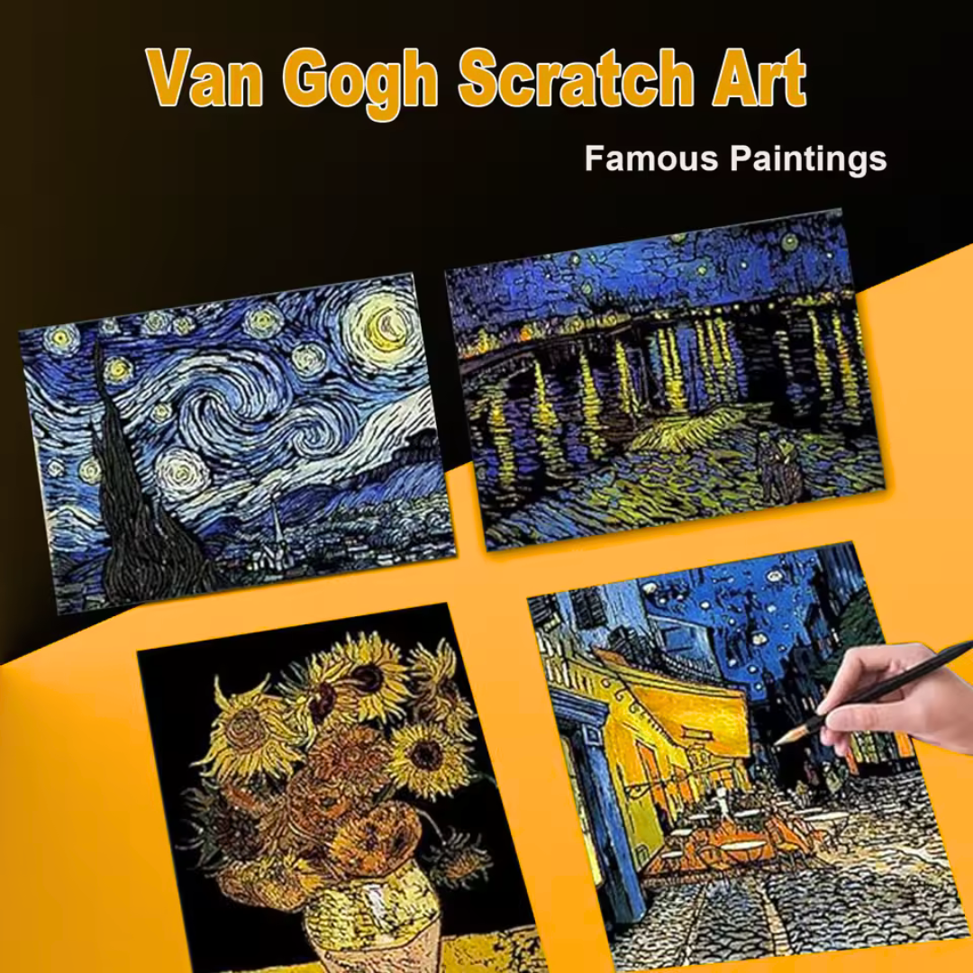 Van Gogh Scratch Art